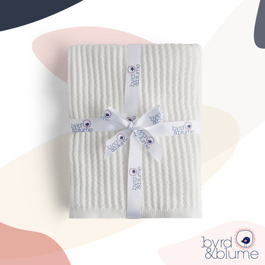 Beautiful blanket with branded bow