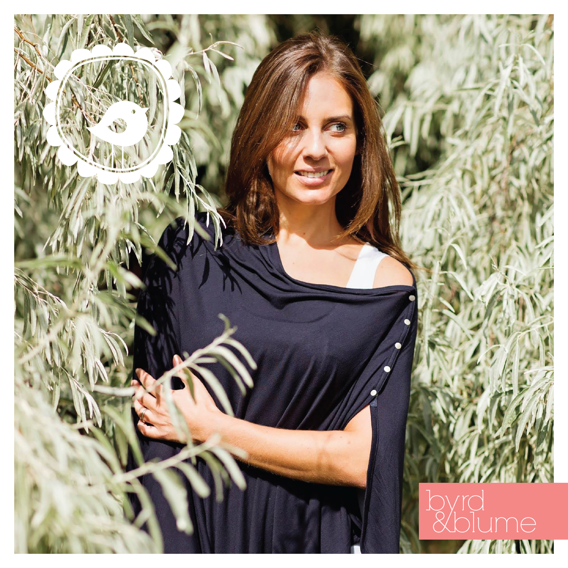 Nursing cover used as stroller shade – breathable fabric